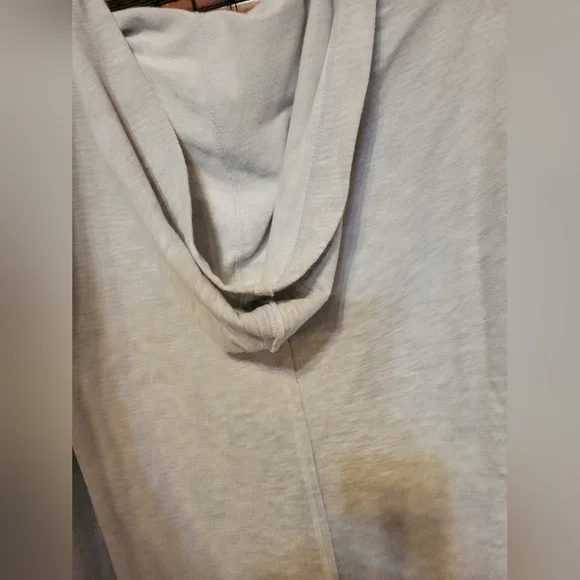 Mossimo Supply Co. Light Gray Lace-Up Hoodie - Picture 4 of 6